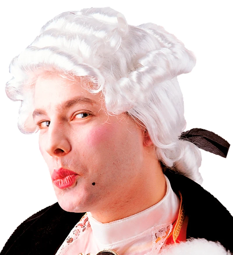 Mozart pruik koloniale man