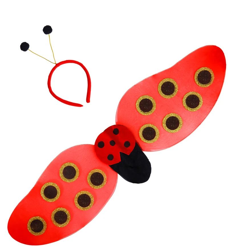 Lieveheersbeestje vleugels met voelsprieten