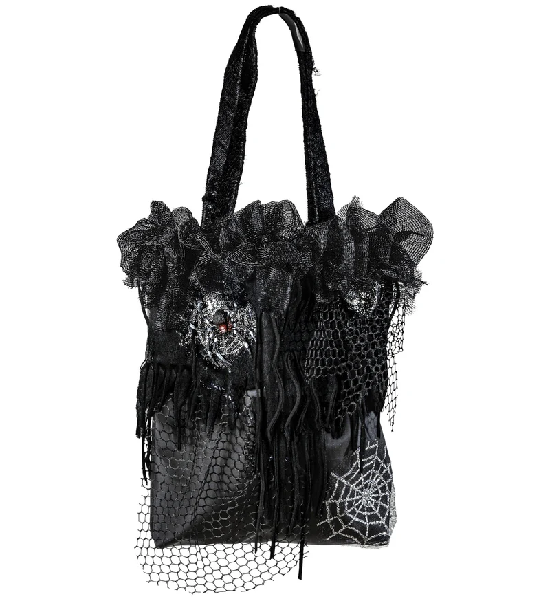 Handtasje gothic heks spinnen