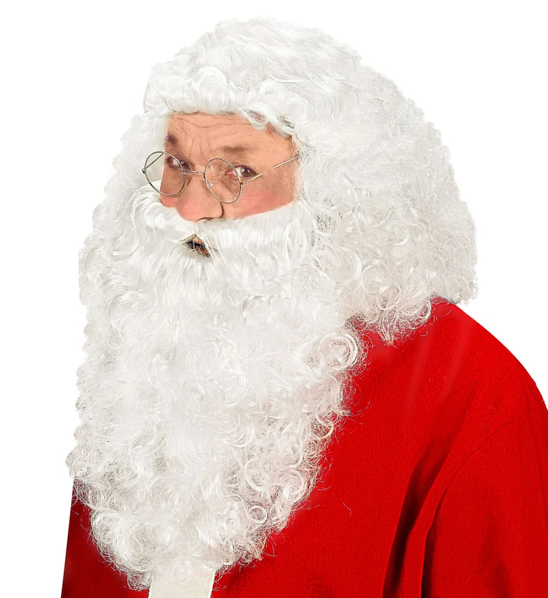 Kerstman baard set luxe
