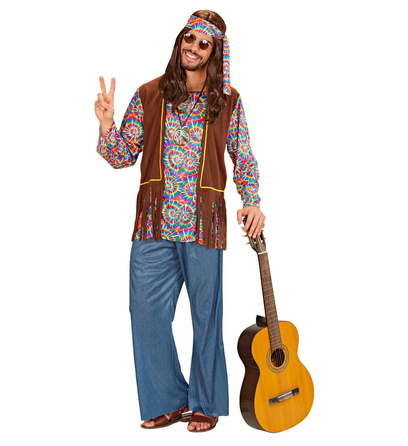 Hippie kostuum Flower Power heren