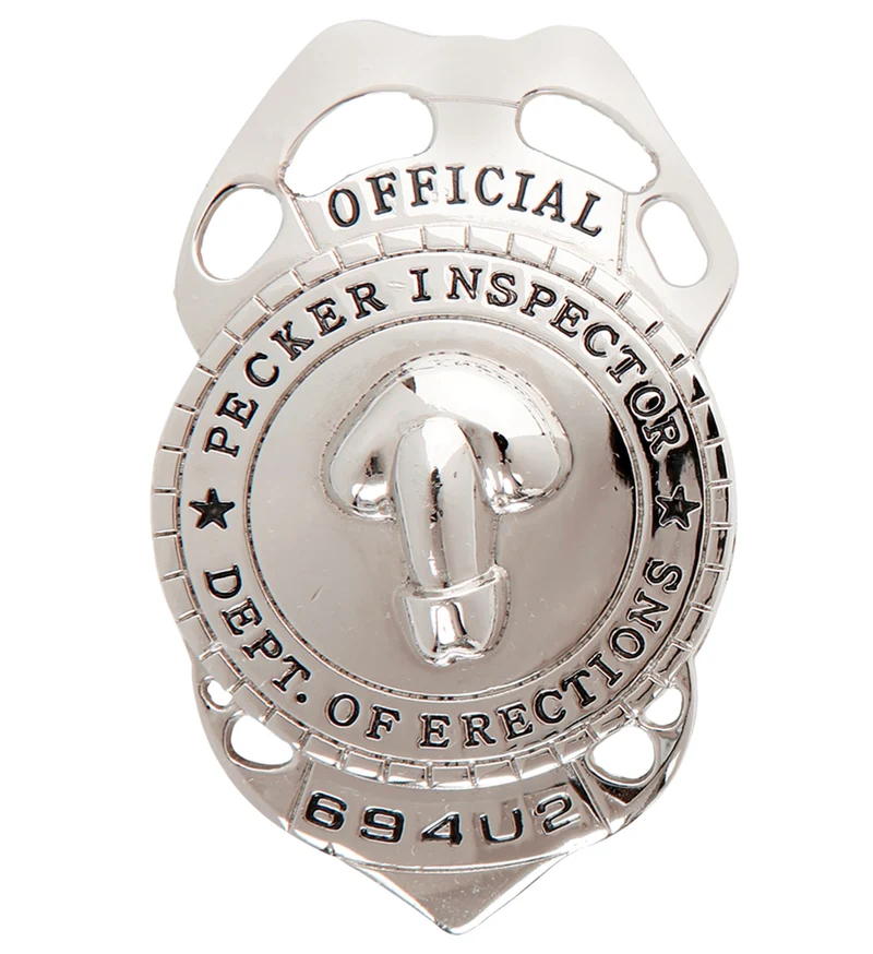 Politie badge piemel inspecteur