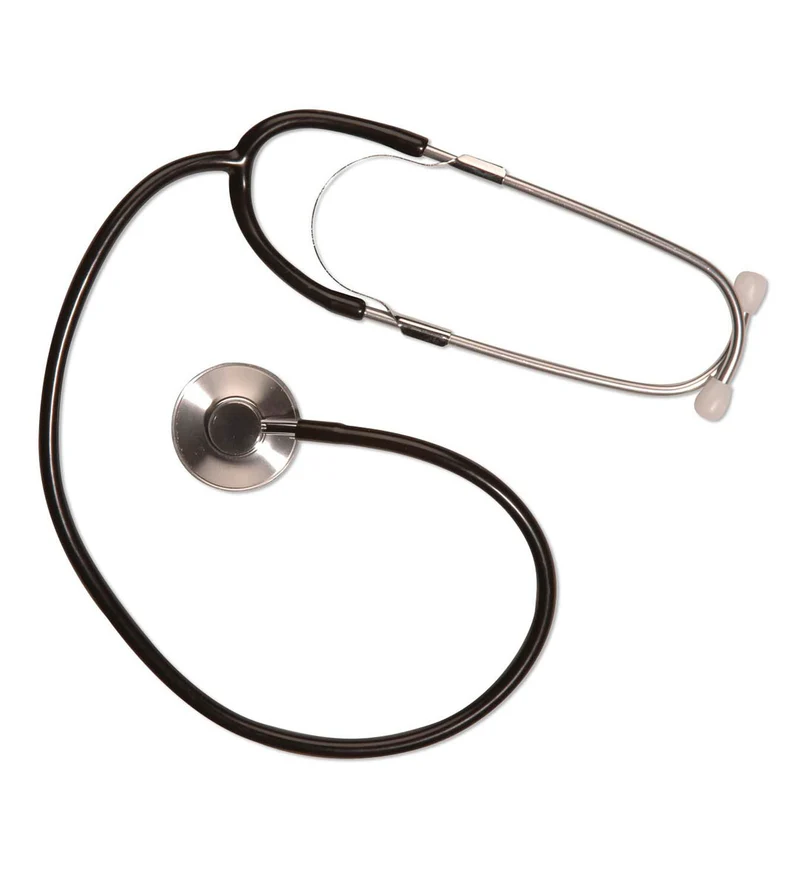 Nep stethoscoop dokter zwart