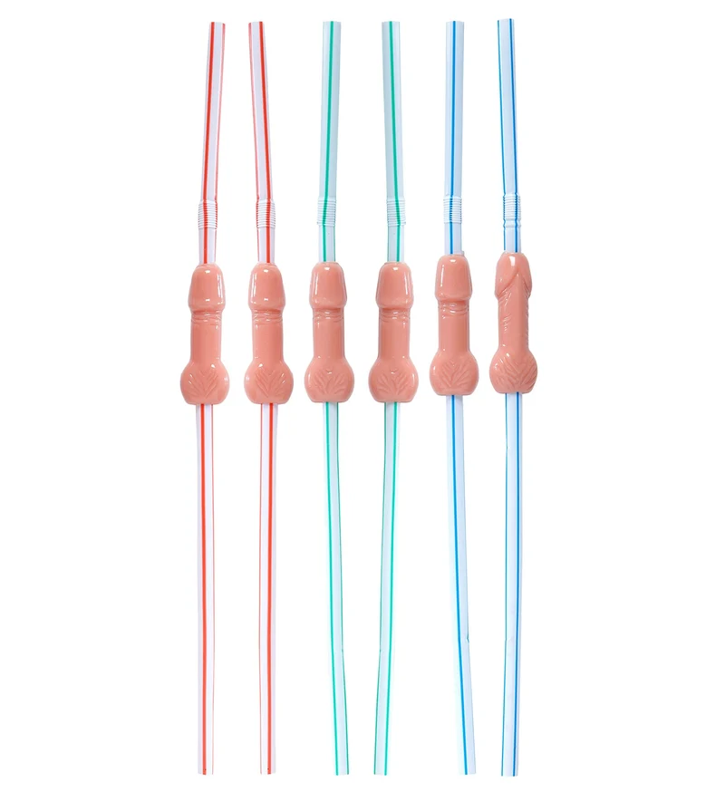 Piemel rietjes meerkleurig