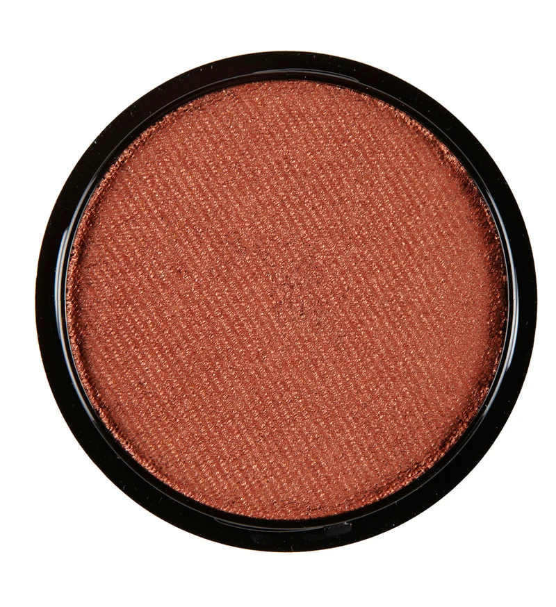 Bronze schmink aqua metallic