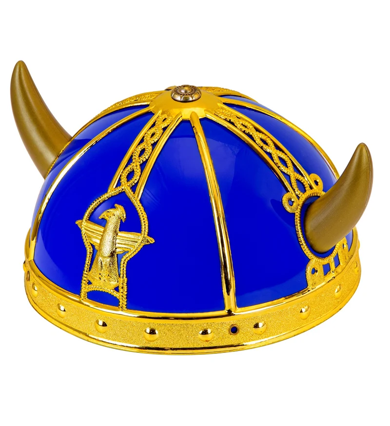 Viking helm blauw