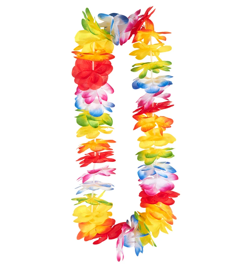 Meerkleurige Hawaii ketting Bo