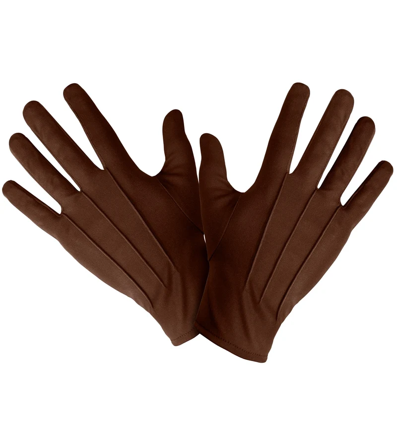 Bruine handschoenen one size