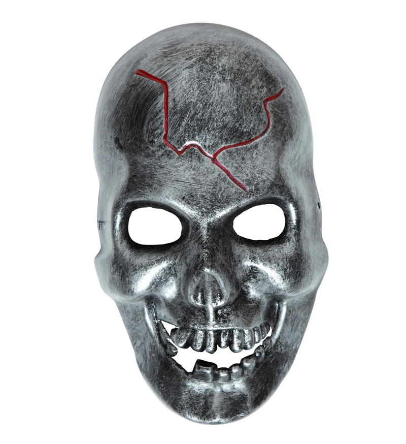 Schedel masker ijzer metaal look