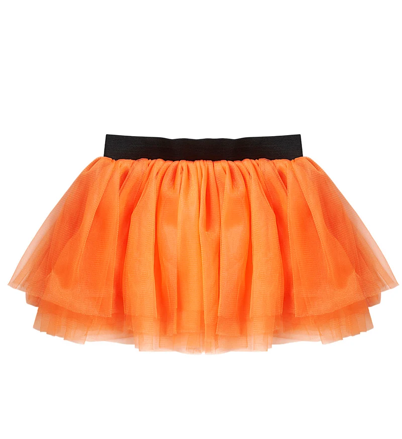 Oranje tule rok neon