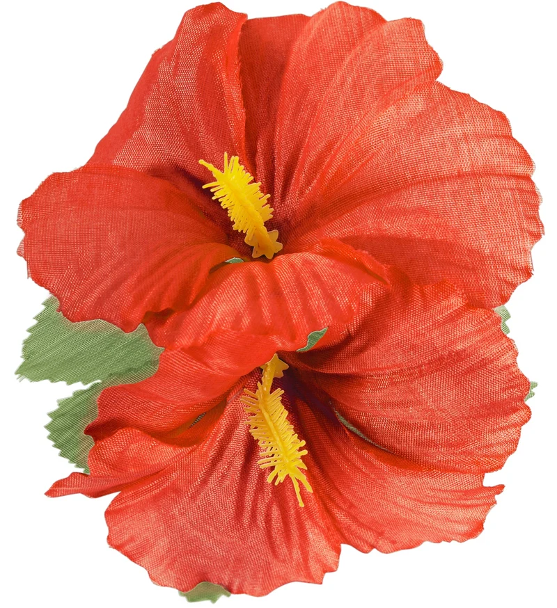 Hawaii bloem haarclip rood
