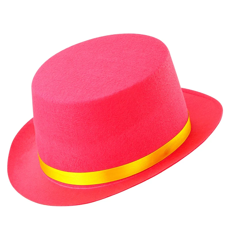 Hoge hoed kind roze