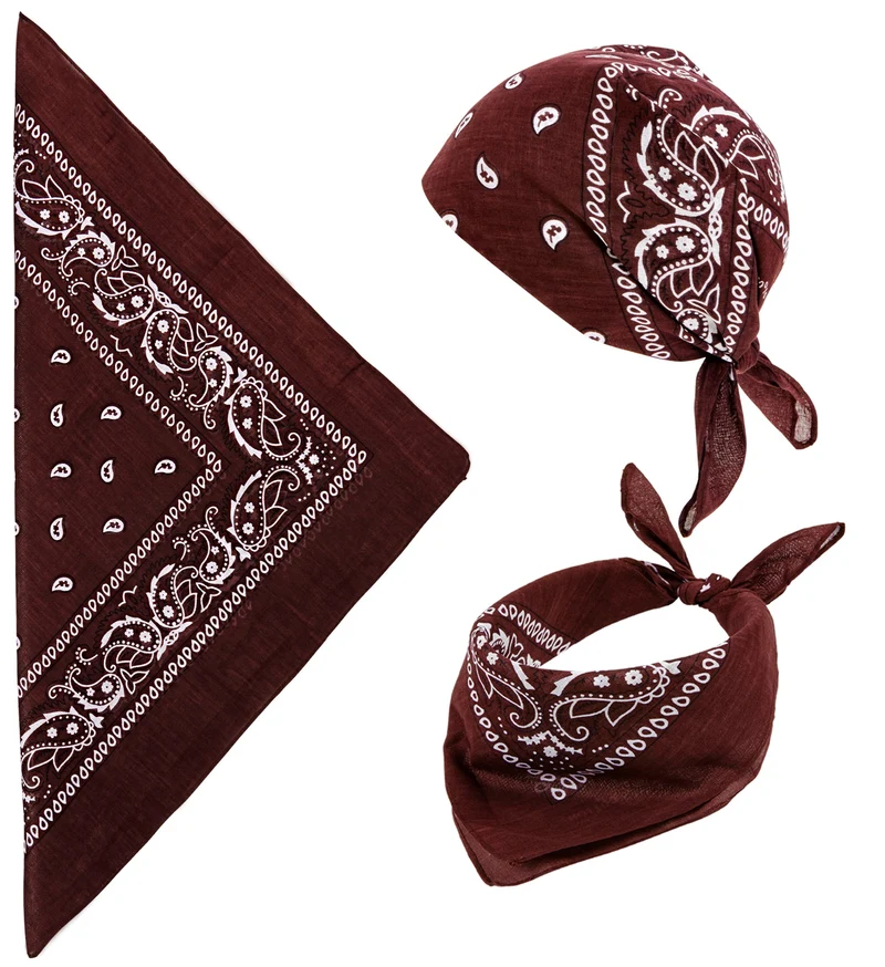 Bandana bruin 55X55