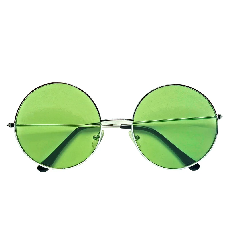 Hippie bril groen grote glazen