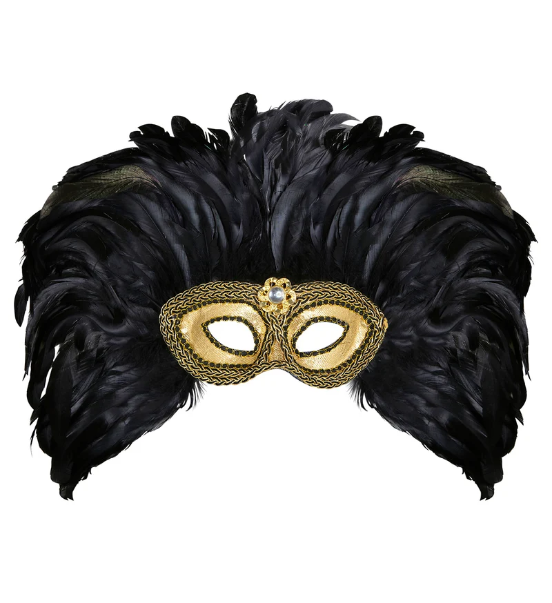 Venetiaans verenmasker zwart
