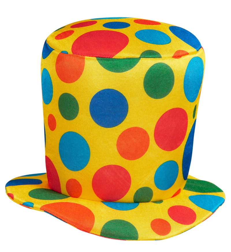 Hoge hoed clown foam