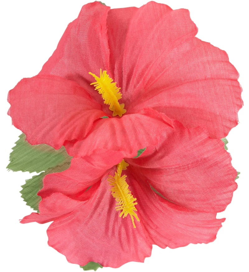 Hawaii bloem haarclip roze