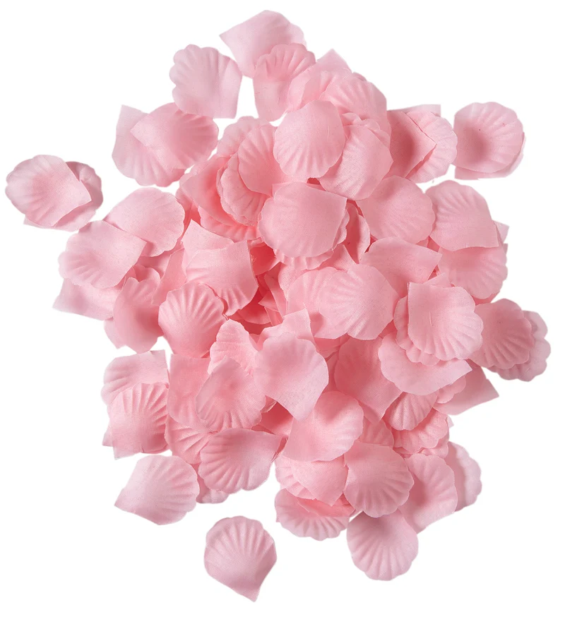 Rozenblaadjes roze