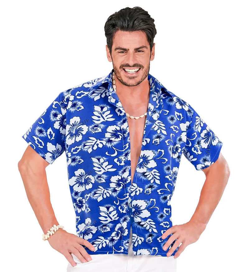 Hawaii shirt blauw tropical Danny