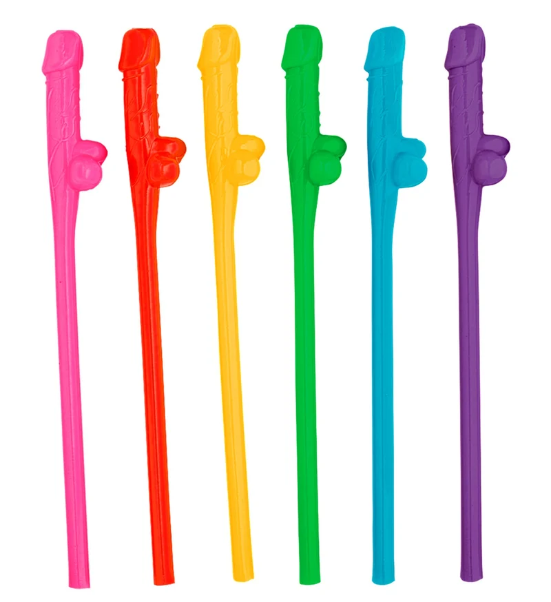 Piemel rietjes regenboog kleuren