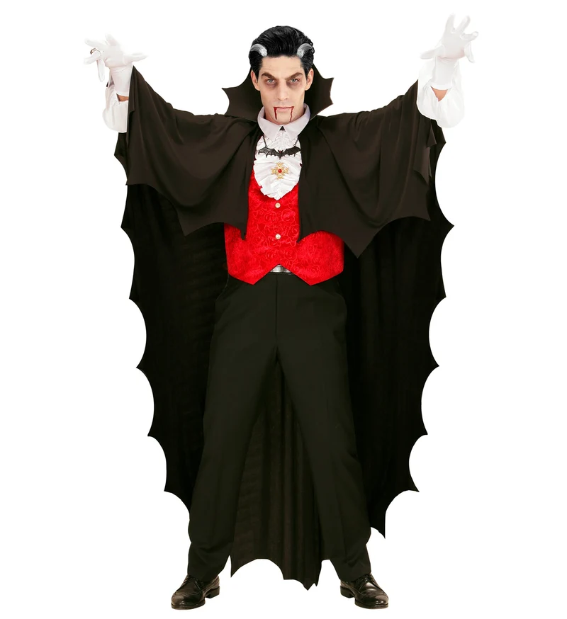 Vampier cape dracula zwart