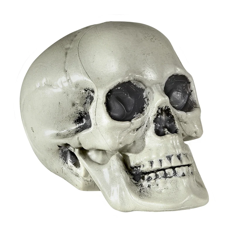 Nep schedel plastic 21cm