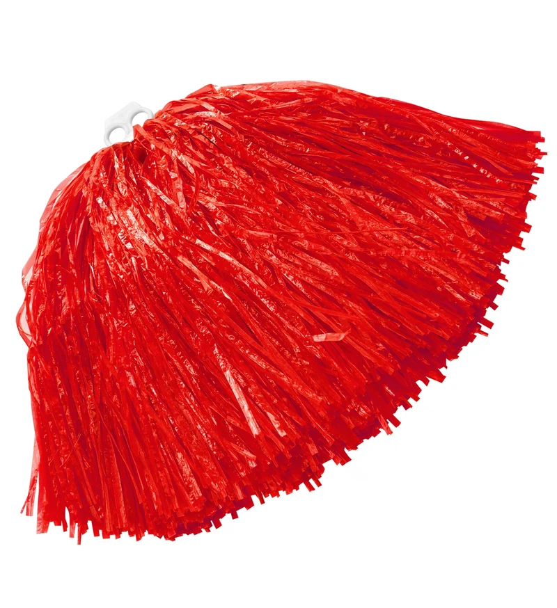 pom pom luxe uitvoering rood