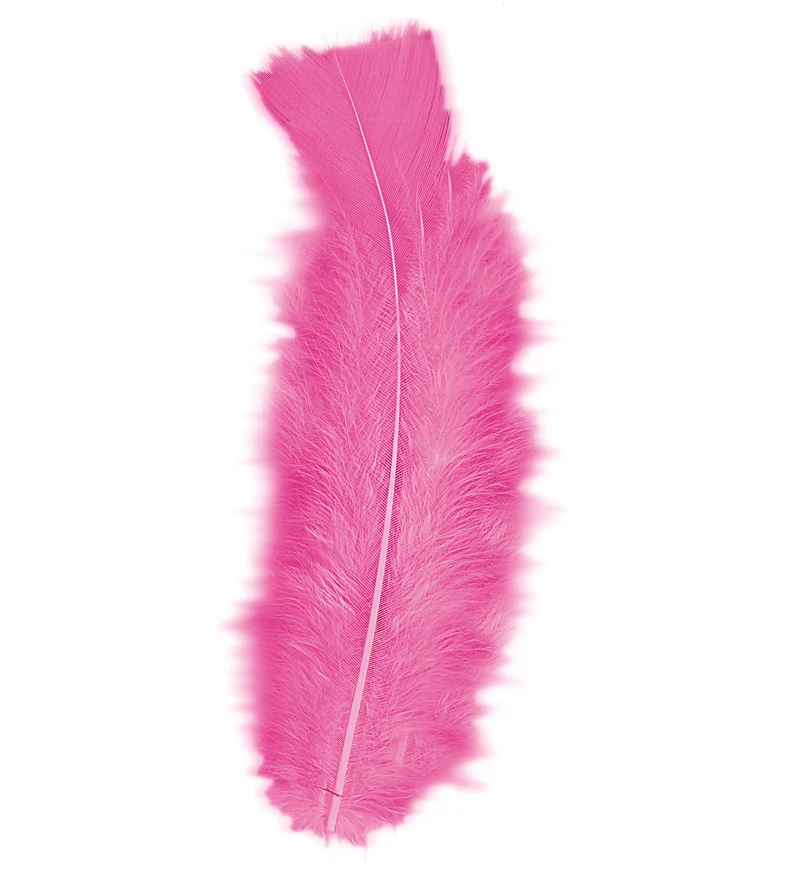 Roze veertjes in zakje met 50 stuks