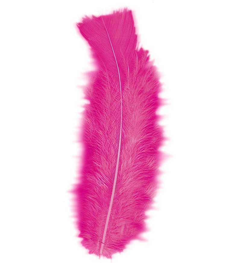 zakje met 50 veertjes roze / magenta