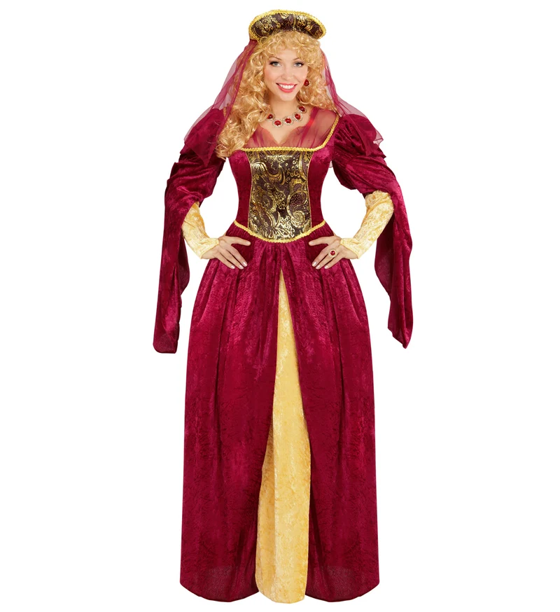 Koninginnen jurk Elisabeth deluxe