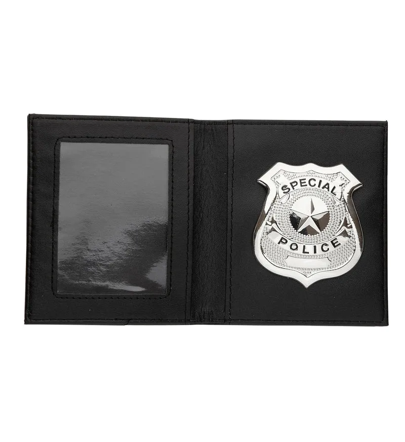 Politie badge met portefeuille Special Police