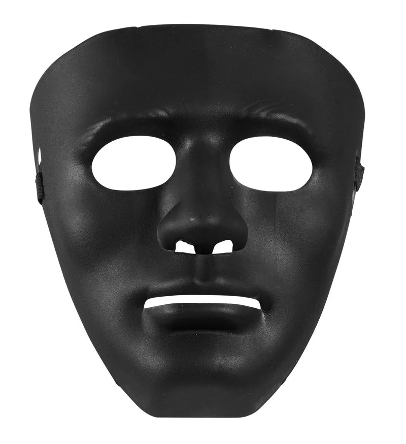 Anonymous masker zwart