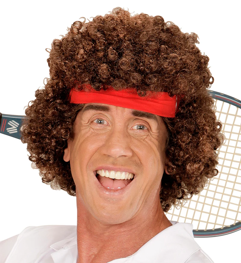 John Mcenroe tennis pruik