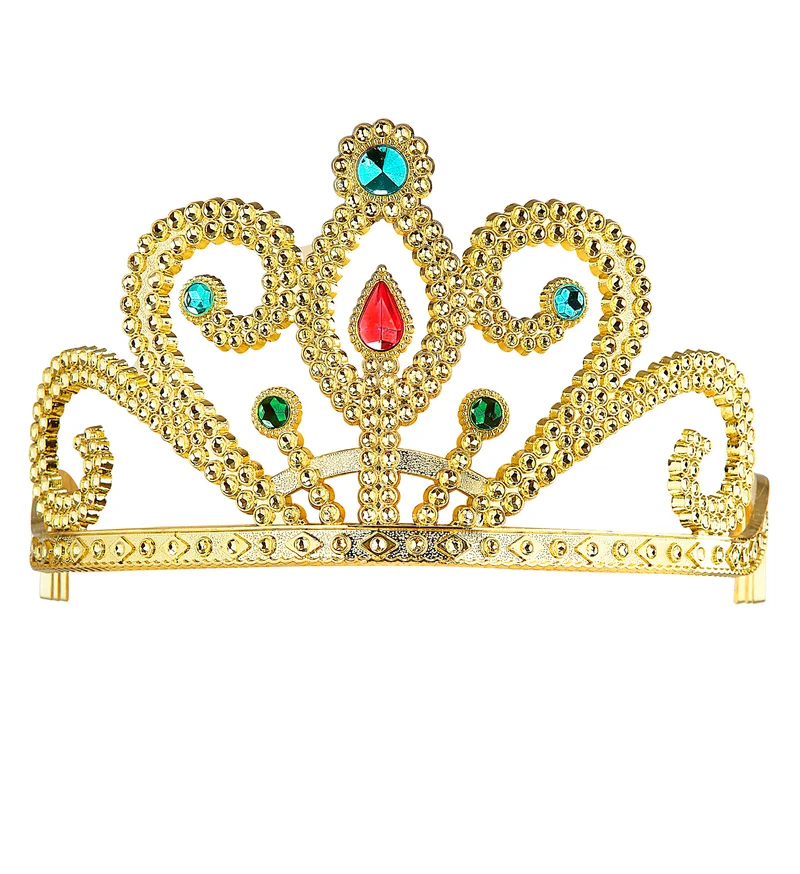 Prinsessenkroon met diamanten goud