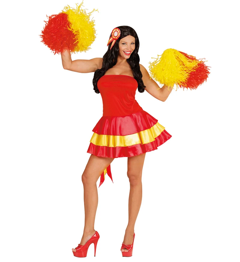 Spaanse jurk dames Spanje supporter