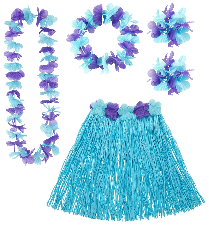 Blauwe Hawaii set Bella