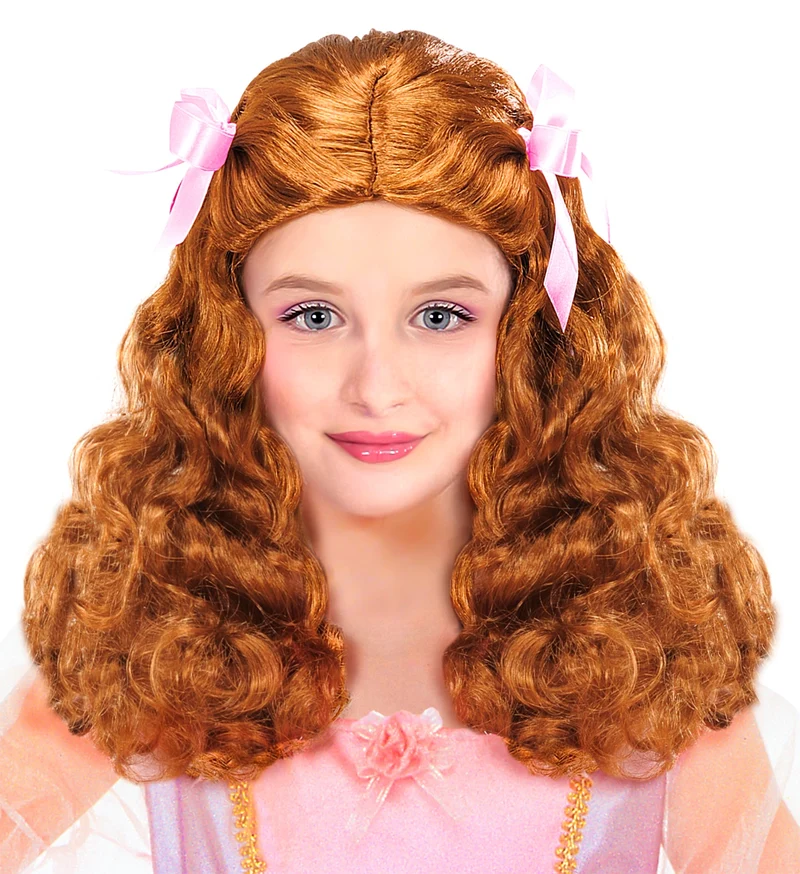 Prinsessen pruik licht bruin Isabella