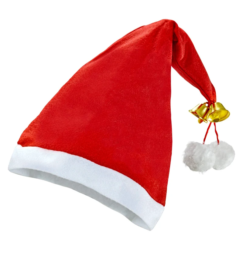 Muts kerstman met belletje deluxe