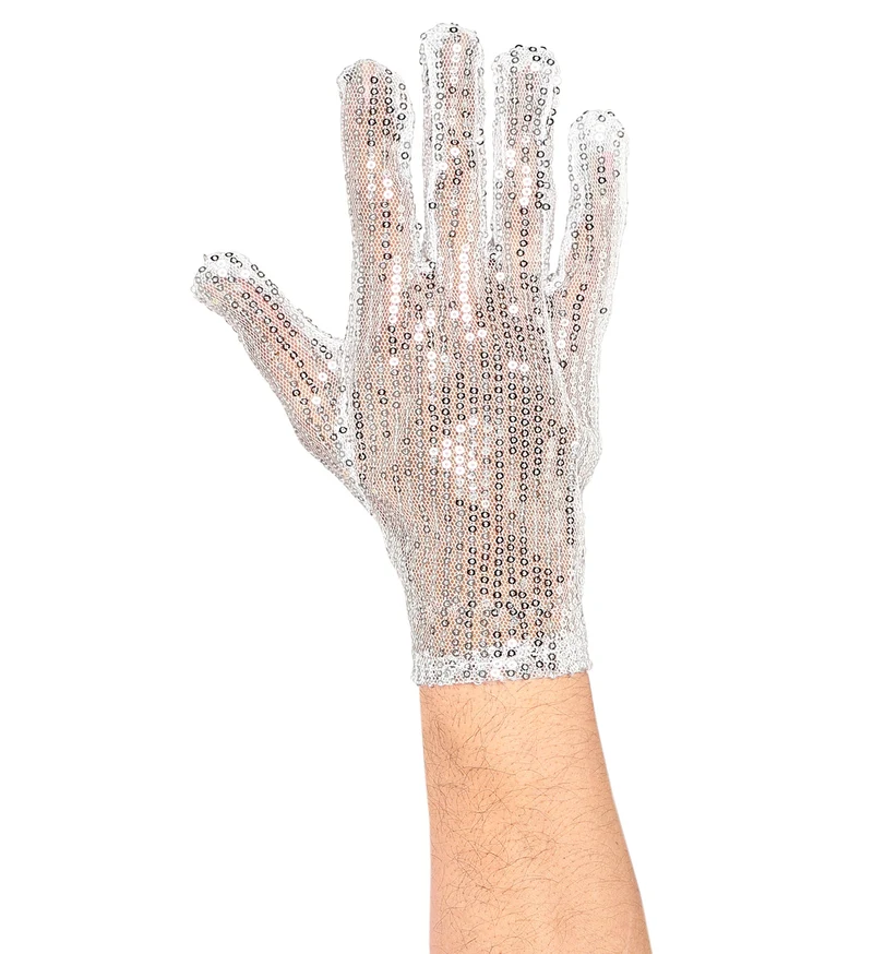 Pailletten handschoen deluxe met pailletten
