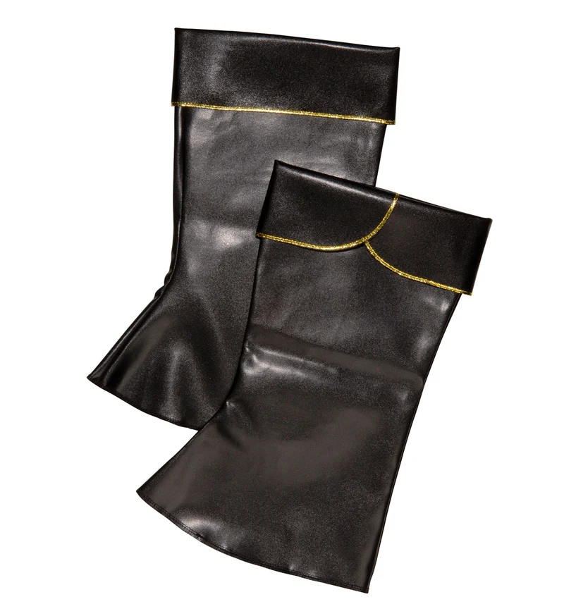 Lederlook opzetlaarzen deluxe
