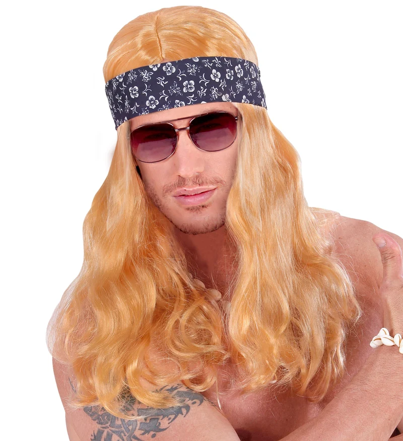 Hippie pruik blond Califoria dreaming