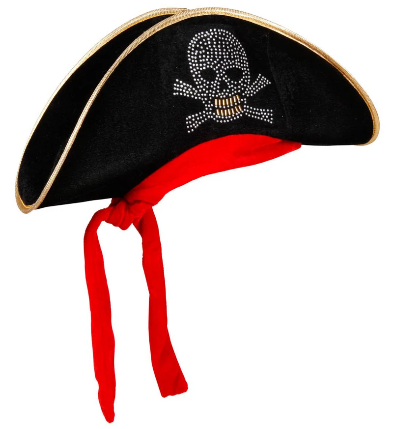 Dames piratenhoed met bespijkerde schedel en bandana