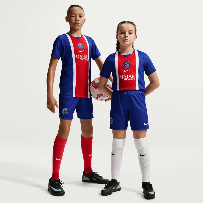 Paris Saint-Germain 2026/27 Stadium Home Big Kids' Dri-FIT Replica Shorts
