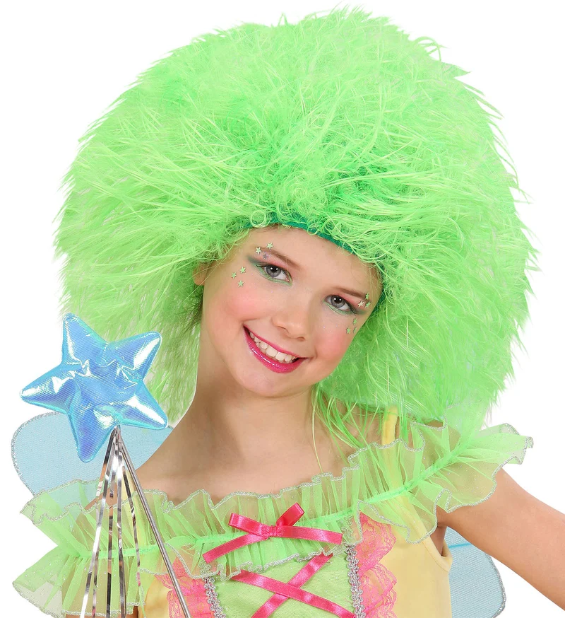 Fee pruik groen kinderen