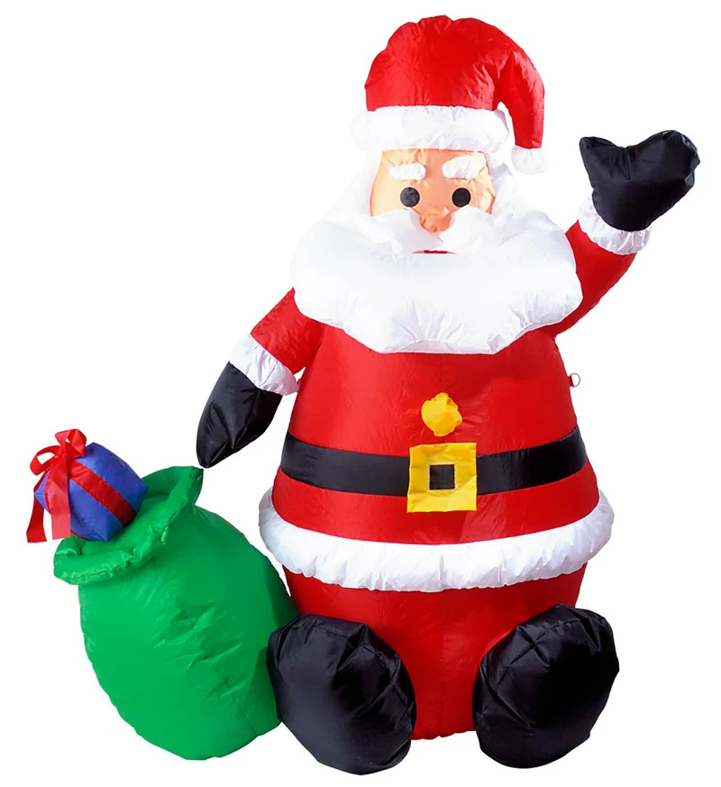 Opblaasbare kerstman 122cm