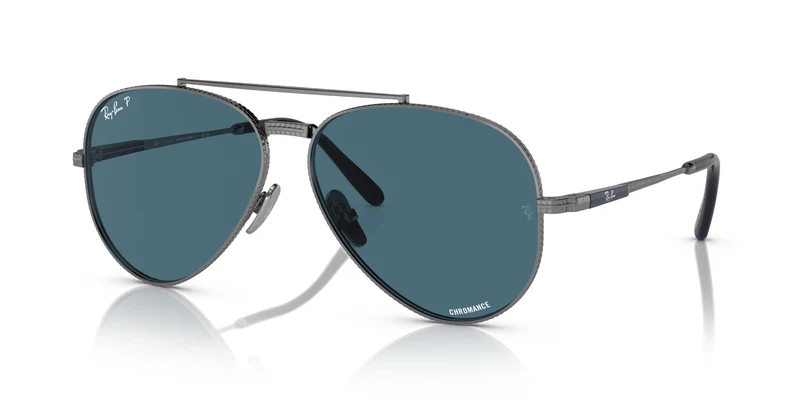 Ray-Ban RB8225 AVIATOR TITANIUM 3142S2 58