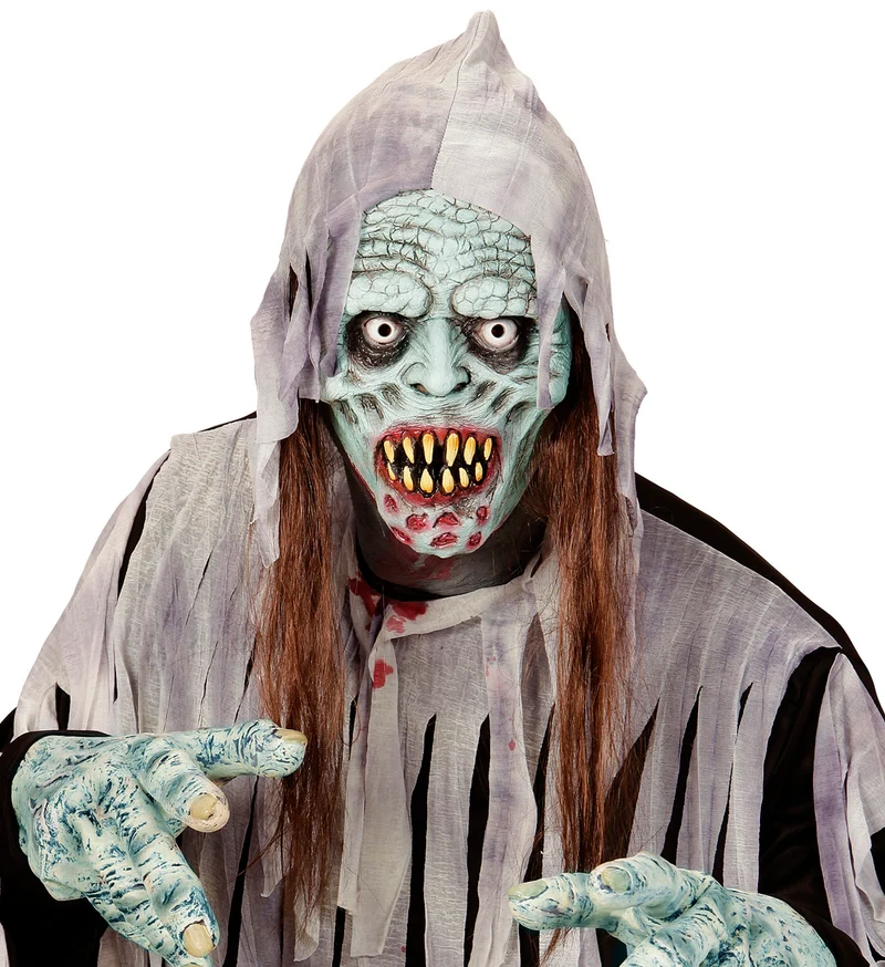 Masker geïnfecteerde zombie