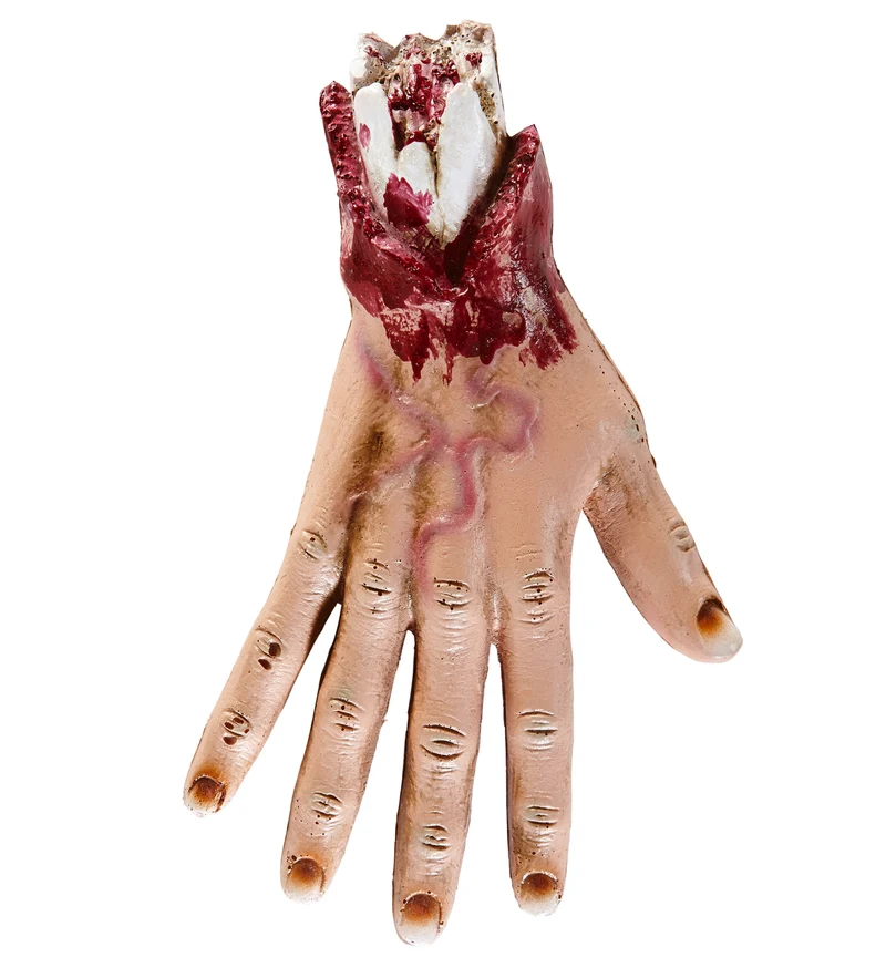 Afgehakte hand van een mens