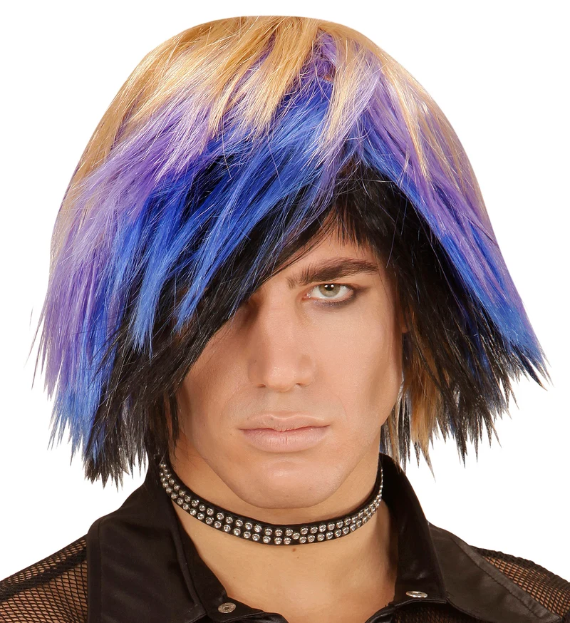 Rocker pruik Emo