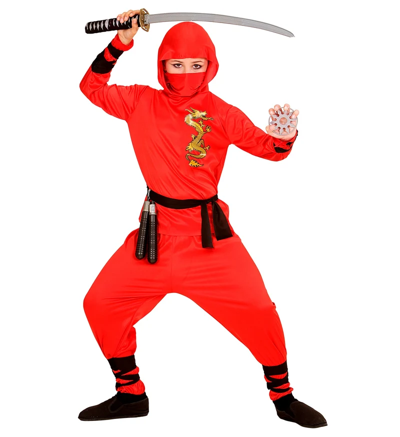 Rood draak ninja pakken voor kids